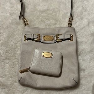 Michael Kors crossbody purse with matching wallet- never used but tags are off